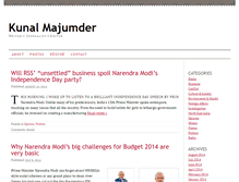 Tablet Screenshot of kunalmajumder.com